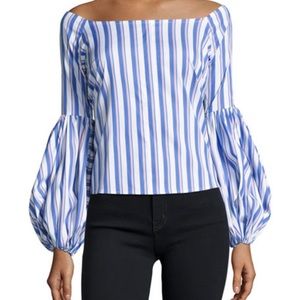 Caroline constas off shoulder blouse.